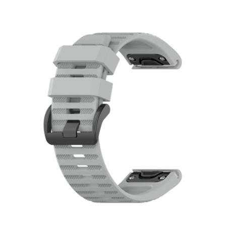 Til Garmin Fenix 6X Pro 26mm ur Grey
