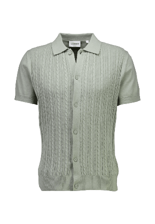 Lindbergh Knitted Cable Cardigan Koftor & cardigans Herr Grön S