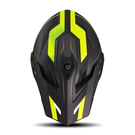 Hjelmskjerm Shot Trek Rally Svart/Neon/Gul