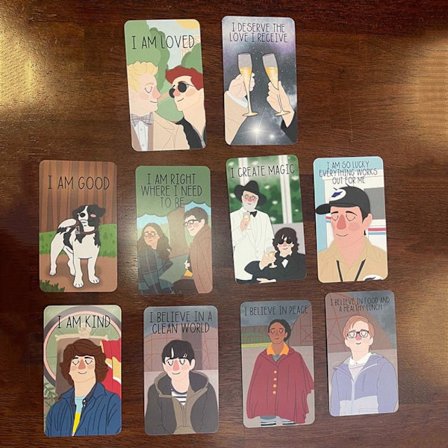 Good Omens Affirmasjonskort Tarot Affirmasjonskort Profeti