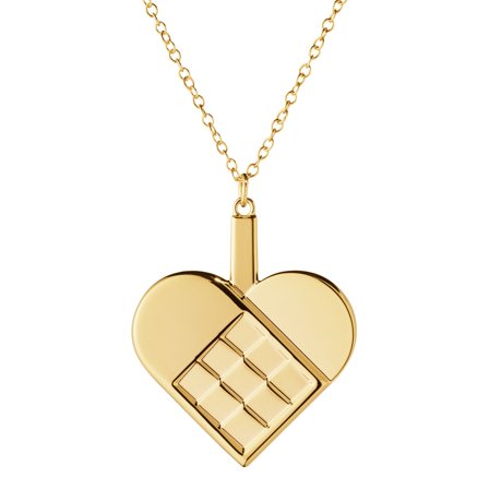 Georg Jensen CC 2025 Hjerte julepynt, 18K guldbelægning | KitchenOne