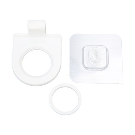 Tvål flytande krok självhäftande väggmonterad duschgel flaskställ schampohållare för badrum