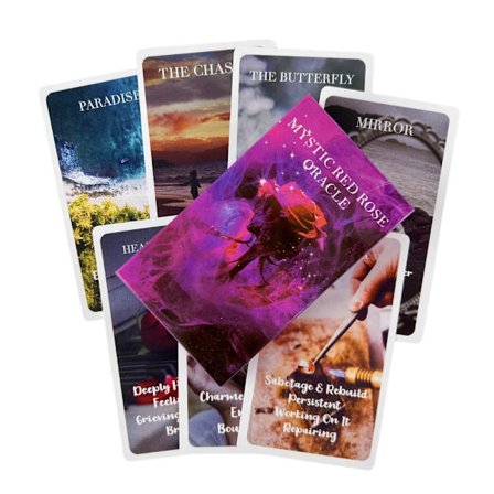 Kristalli Oraakkeli Kortit Kivi Ennustuspakka Englanninkielinen Vision Edition Tarot Lautapeli Juhliin