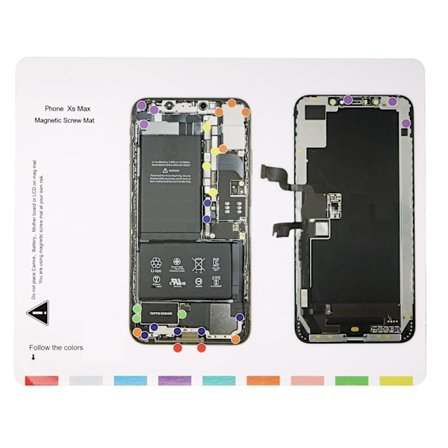 iPhone XS Max Magnetisk Skruvmatta
