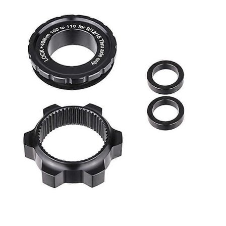 Center Lock -navan Boost-adapteri, Center-Lock 6-reikäiselle, 15X100 - 15X110