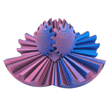 3D-tryckt boll roterande fidgets spinners boll rolig 3D-tryckt stressavlastande leksak för barn vuxna