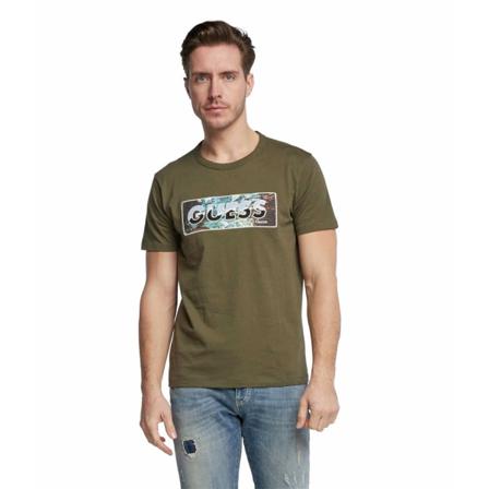 Shirts Guess Eco Tahoe Gröna 178 - 182 Cm/m