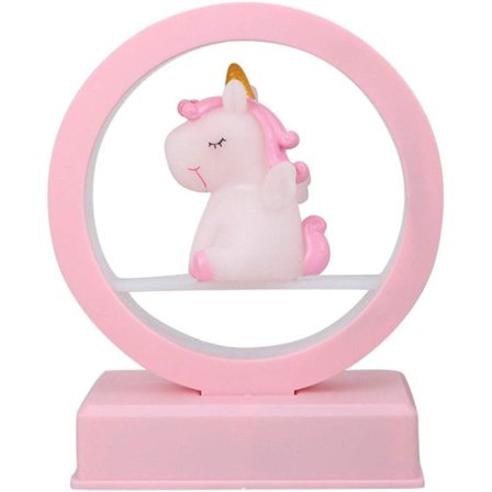 Unicorn LED Night Light Music Box med LED Lights Unicorn skrivbord