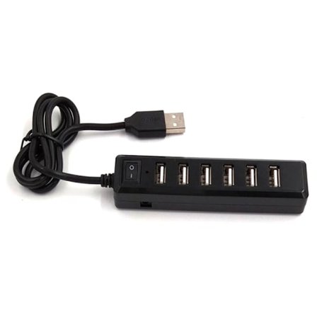USB Hub 7 Port Udvidelsesadapter USB 2.0 Hub Multi USB Splitter