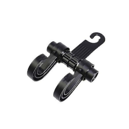 Svart nakkestøtte krok holder opptil 13 lb (6 kg) bil baksete henger oppbevaringspose