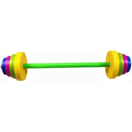 1 Set/11 st Barn Hantel Skivstång Viktset Kroppsbyggande Träningsutrustning Inomhus Sportleksak (lång typ)