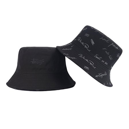 Svart pars Bucket Hat