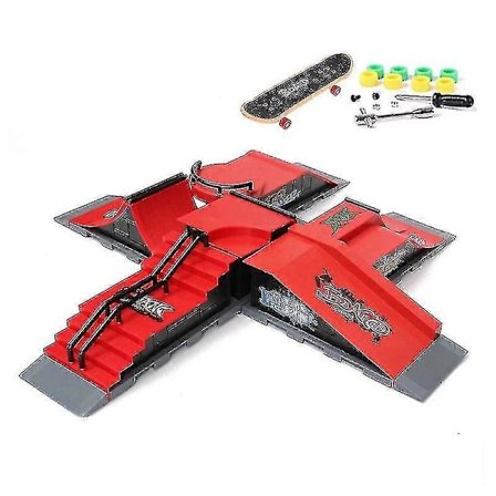 Finger Skateboards Skate Park Rampe Deler Brett Sport Spill For Barn (FMY)