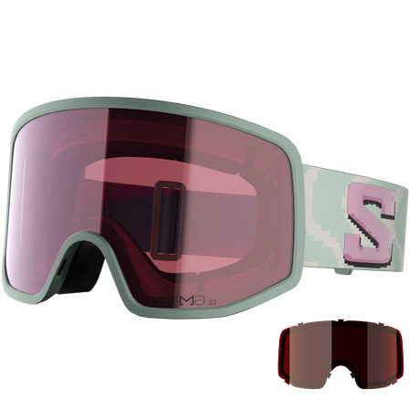 Salomon - masque Sentry Pro S Sigma +1 Lens - Iceberg Green - NS