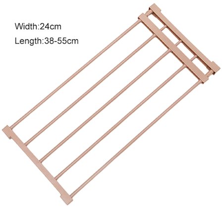 Garderob Spänning Hylla Justerbar Expanderbar Garderobshylla DIY Avdelare För Skåp Badrum Hushåll