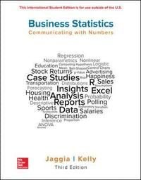 Business Statistics, ISBN: 9781260288377