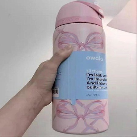 Owala Sugar 24/32OZ Plum Fairy FreeSip Vannflaske Juleutgave Julegave B