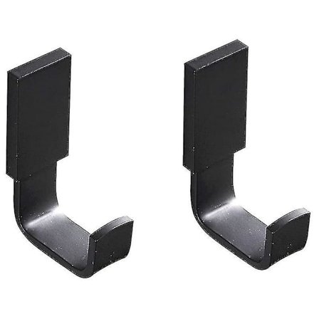 Kleshengler i frotté, moderne stil, matt svart finish, veggmontert