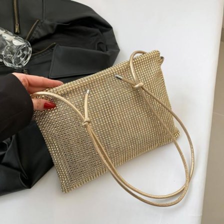 {xjxj} Skulderveske Underarmsveske GULL