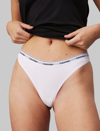 Calvin Klein Thong 3Pk - Purple - XL