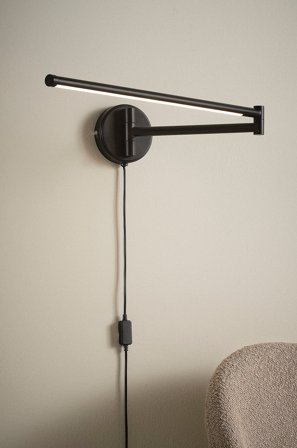 Jotex - TEIDE vegglampe LED Svart - Kjøp Vegglamper hos Jotex