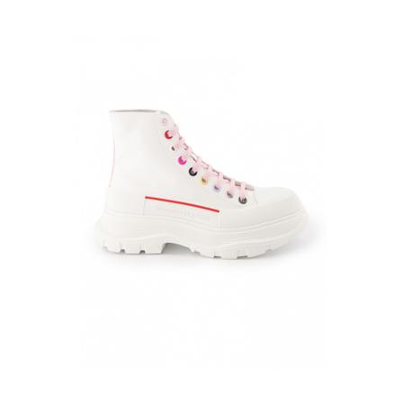 Alexander McQueen Tread Slick Støvler Hvid, Dame, Størrelse: 39 EU