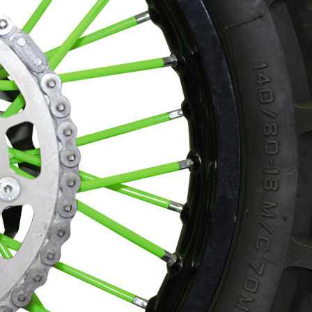 Blackbird Spokes Decal Sheet Green