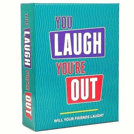 Familiespill for sammenkomster (Du ler, du er ute, flerspiller) Barspill Komplett engelsk kortsett for voksne