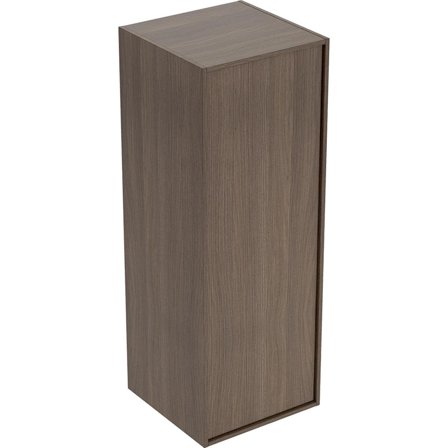 Ifö Sense Art Väggskåp 1 dörr, mörkbrun, Badrum