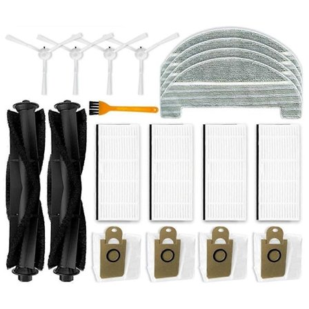 Til Ultenic T10 robotstøvsuger hovedbørste sidebørste Hepa filter moppeklud støvposer reservedele (FMY)