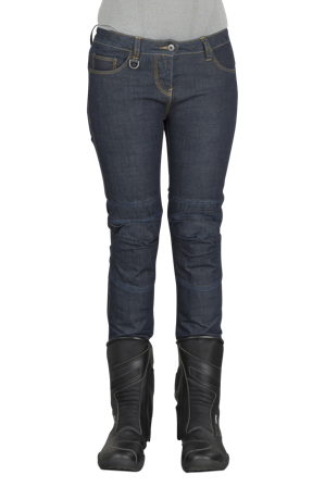 Vaqueros Spidi J&Racing Mujer Negro/Azul 28