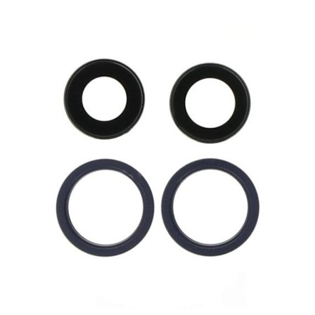 iPhone 13 Mini/13 Kameralins med Ram - Svart