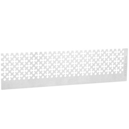 Rund diamantmaleri linjal fiks verktøy Quincunx form rustfritt stål for Rhinestone maling 325 hull