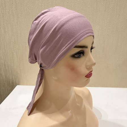 Kvinner Under skjerf Hijab Bonnet Cap ROSA
