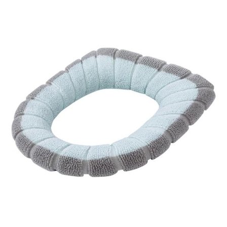 1 kpl kylpyhuoneen wc-istuin wc pestävä pehmeä lämmin matto wc-istuin vaaleanvihreä harmaa