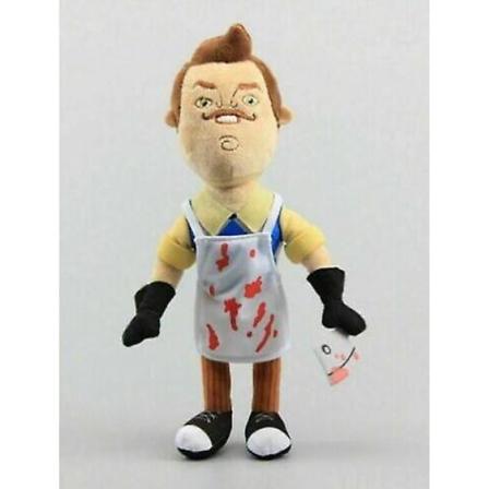 Hello Neighbor Ficklampa Neighbor Plyschkort leksak stoppad docka (12in)