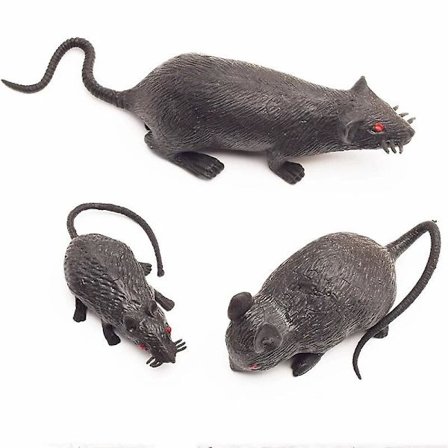 Realistiske Plastik Mus - Halloween Prank Props - 30stk