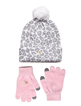 Nan Girls Futura Beanie Set Accessories Winter Accessory Set Multi/mønstret Nike