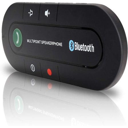 Auton handsfree Bluetooth aurinkosuoja Handsfree autovarustus, taaksepäin yhteensopiva iPhonen ja Samsungin kanssa GPS:lle, musiikille, puheluille - 