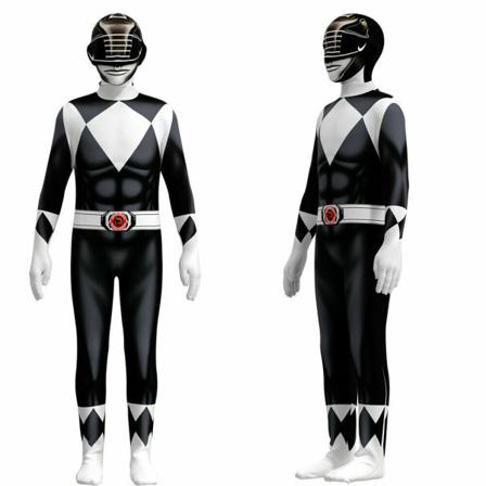 Barn Jumpsuits Superhjälte Cosplay Halloween Kostym Finklänning Svart