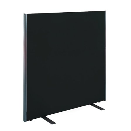 Floor screen, 1200x1500 mm, black