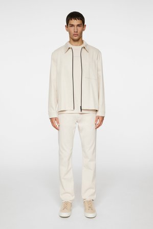 J.Lindeberg - Julius Cotton Twill Overshirt - Grey - Man - XL