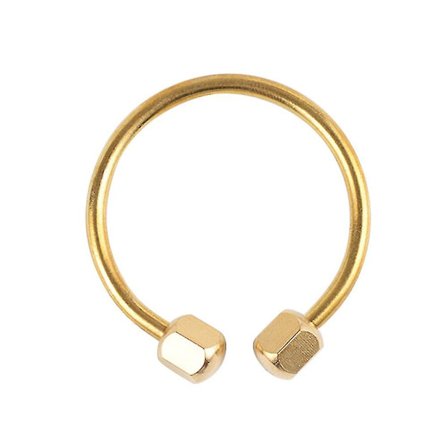 1 stk Messing Nøkkelring Utendørs Nøkkelring Enkel Robust Nøkkelring Håndlaget Nøkkelring Unisex