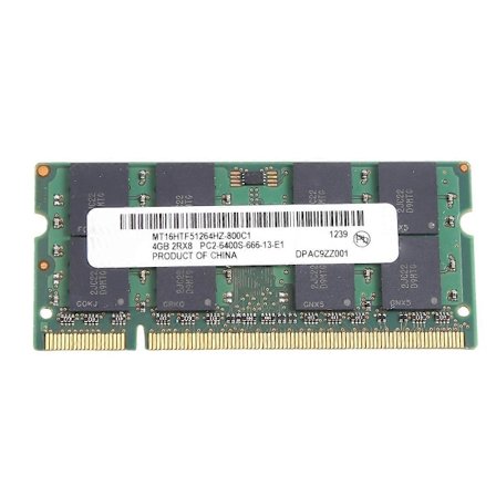 For MT DDR2 4GB 800Mhz RAM PC2 6400S 16 Chips 2RX8 1.8V 200 Pins SODIMM til Laptop Hukommelse