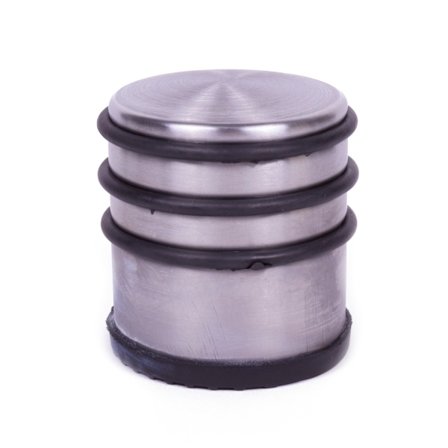 Dörrstopp ø9 cm rostfritt stål