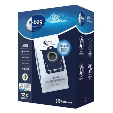 Electrolux S-Bag E201SM Dammsugarpåsar 12-pack