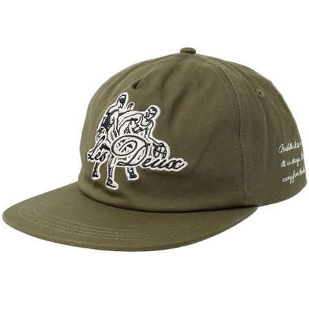 Les Deux - Vihreä snapback Lippis - Basketball Player Letterman Cap Olive Night Green Strapback @ Hatstore