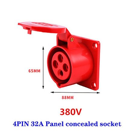 Industriell stikkontakt 32A 32A