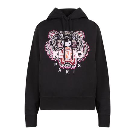 Kenzo, Sweatshirt Fc 62Sw 8714Xl Czarny, Kobieta, Rozmiar: M