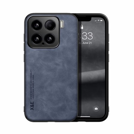 Xiaomi 15 - Magnetiskt Läderfodral med Skinnkänsla